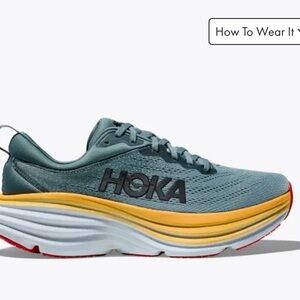 HOKA M Bondi Wide Width Running Sneakers